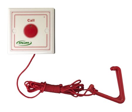 Smart Caregiver Alarm Call Button With Pull Cord