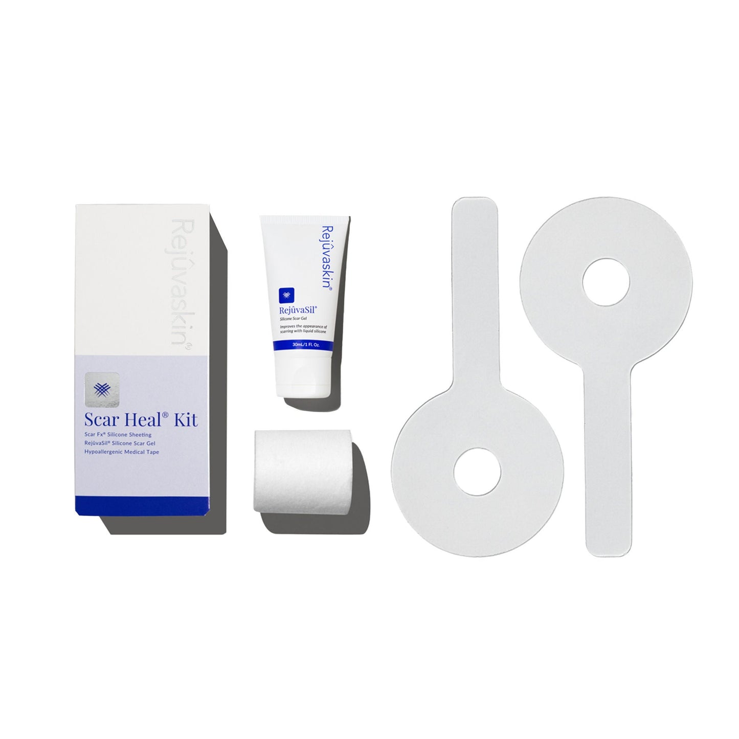 Rejuvaskin Scar Heal Scar Management Kit Lollipop Sheets & 30 mL Gel