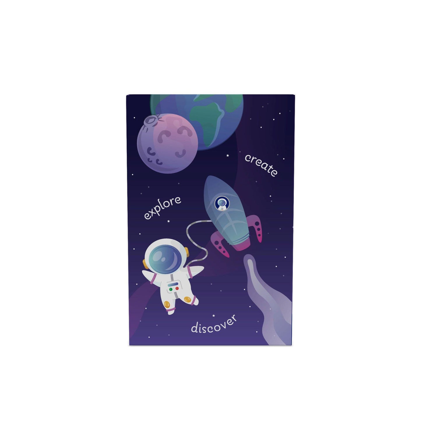 Stat Strip Adhesive Strip – Kid Design (Planets / Stars) 3/4 x 3 Inch