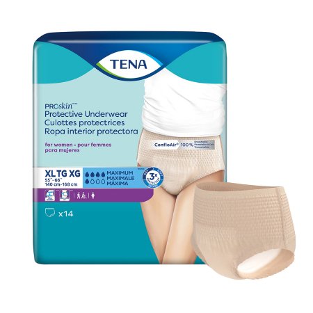 Female Adult Underwear TENA ProSkin Protective Pull On