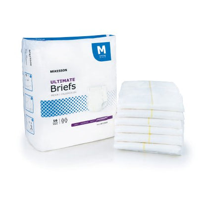 Unisex Adult Incontinence Brief McKesson X-Large Disposable Heavy Absorbency