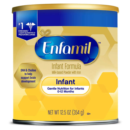 Enfamil Infant Formula 12.5 oz Powder Milk-Based Iron-Fortified