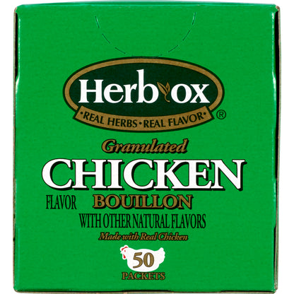 Herb-Ox Instant Broth Chicken Flavor 7.5 oz Individual Packet