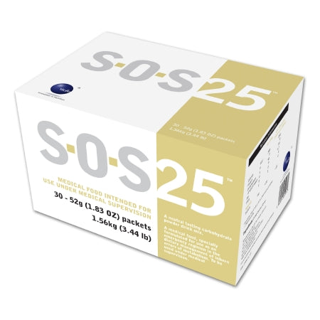 Oral Supplement S.O.S. 25 Neutral Flavor Powder 52 Gram Individual Packet