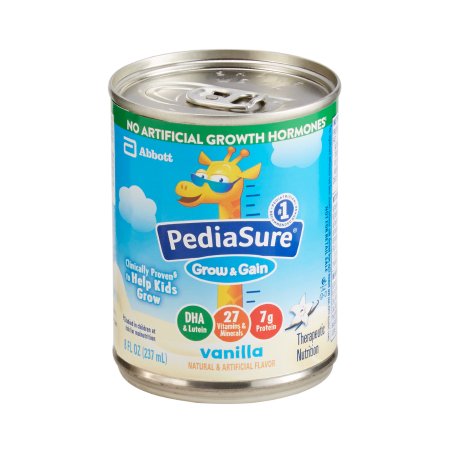 Pediatric Oral Supplement PediaSure Grow & Gain Vanilla Flavor