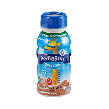 Pediatric Oral Supplement PediaSure Grow & Gain Shake Milk Chocolate Flavor 8 oz. Bottle Liquid Calories