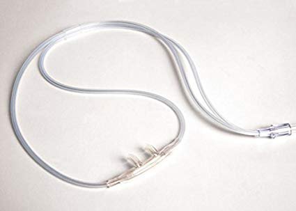 Nasal Cannula Pediatric Curved Prong / NonFlared Tip 7 Foot O