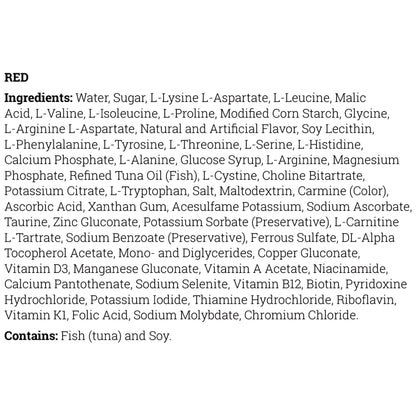 HCU cooler 15 Red Flavor Liquid 130 mL – Methionine-Free HCU Protein Supplement