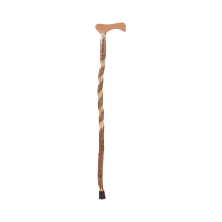 T-Handle Cane Brazos Twisted Wood