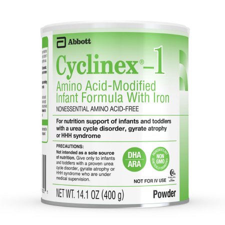 Infant Formula Cyclinex-1 Unflavored 14.1 oz. Can Powder Amino Acid Urea Cycle Disorder