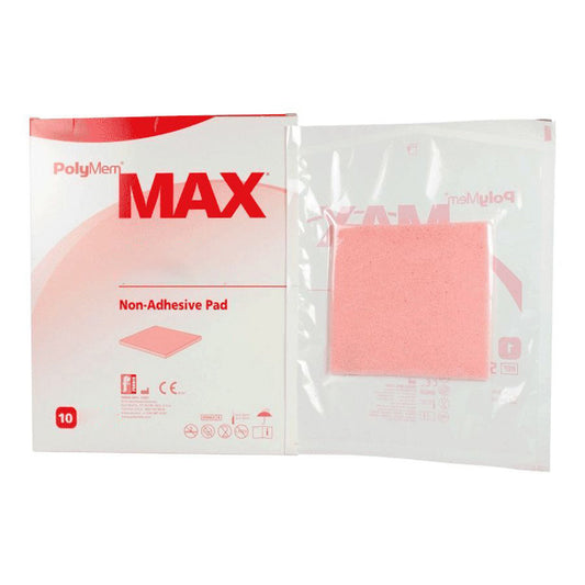 PolyMem Max Foam Dressing 3 x 3 Inch Nonadhesive Sterile Square Dressing