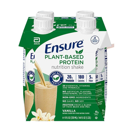 Ensure Plant-Based Protein Vanilla Oral Nutritional Supplement 11 oz Carton