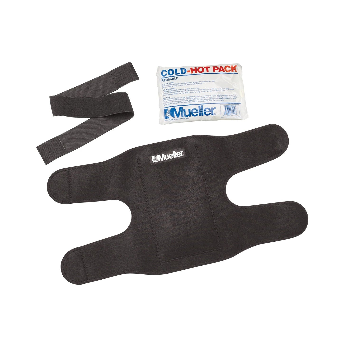 Hot / Cold Therapy Wrap Mueller Back / Calf / Knee / Shoulder / Thigh 6 X 9 Inch Pack Neoprene / Nylon / Polyester / Spandex Reusable