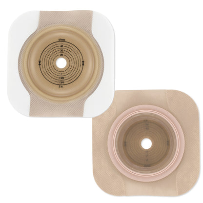 Ostomy Barrier New Image CeraPlus Trim to Fit, Extended Wear Adhesive Tape Borders