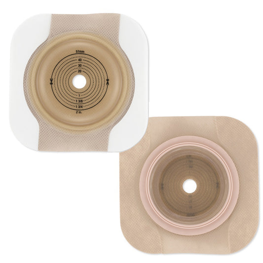 Ostomy Barrier New Image CeraPlus Trim to Fit, Extended Wear Adhesive Tape Borders