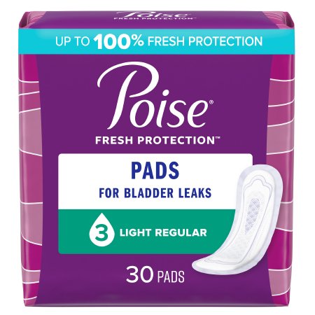 Bladder Control Pad Poise Fresh Protection