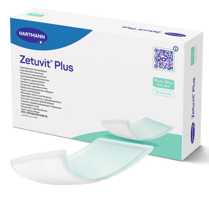 Zetuvit Plus Super Absorbent Dressing 4 x 8 Inch Sterile