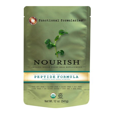 Pediatric Oral Supplement Nourish Peptide Organic Food Flavor 12 oz. Pouch Liquid Organic