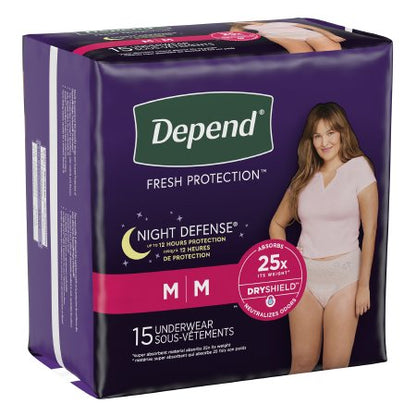 Female Adult Absorbent Underwear Depend Night