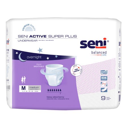 Absorbent Underwear Seni Active Super Plus Pull On with Tear Away