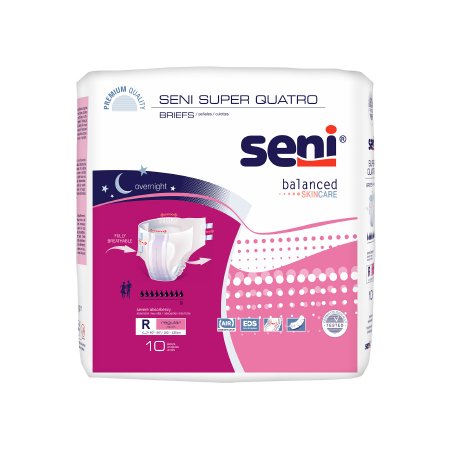 Brief Seni Super Quatro Regular Disposable Heavy Absorbency