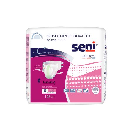 Brief Seni Super Quatro Regular Disposable Heavy Absorbency