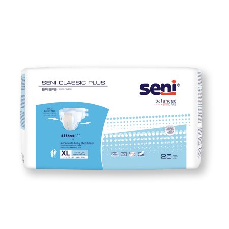 Brief Seni Classic Plus Regular Disposable Moderate Absorbency