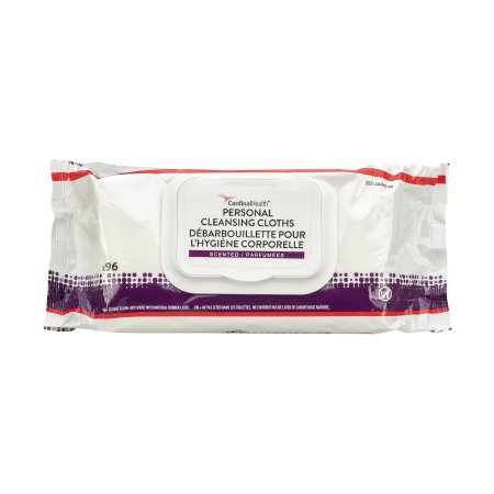 Personal Cleansing Wipe Cardinal Health Soft Pack Unscented 96 Count