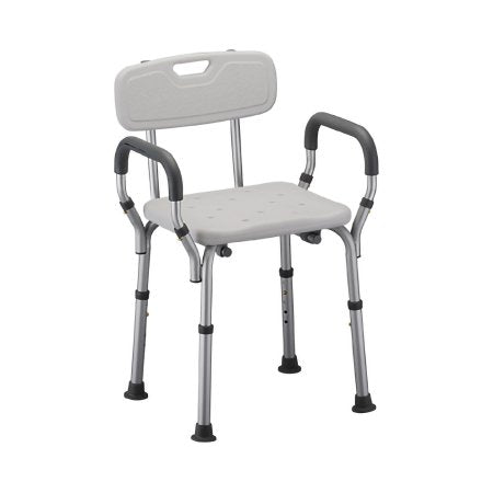 Shower Chair Nova Padded Fixed Arms Aluminum