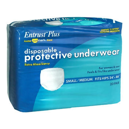 Unisex Adult Absorbent Underwear Entrust Plus Pull On