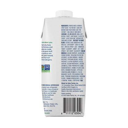 Kate Farms Standard 1.4 Vanilla Flavor Liquid 11 oz Carton Plant-Based High-Calorie Oral Supplement