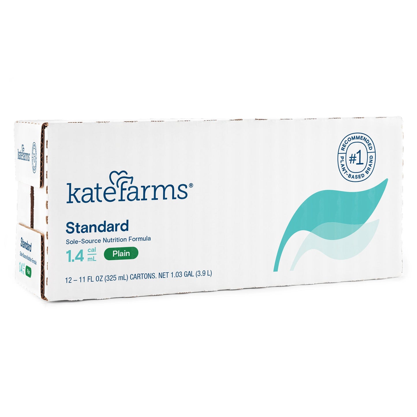 Kate Farms Standard 1.4 Plain Flavor Liquid 11 oz Carton Plant-Based High Calorie Oral Supplement