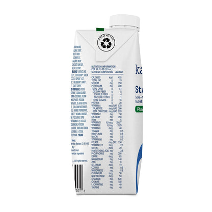 Kate Farms Standard 1.4 Plain Flavor Liquid 11 oz Carton Plant-Based High Calorie Oral Supplement