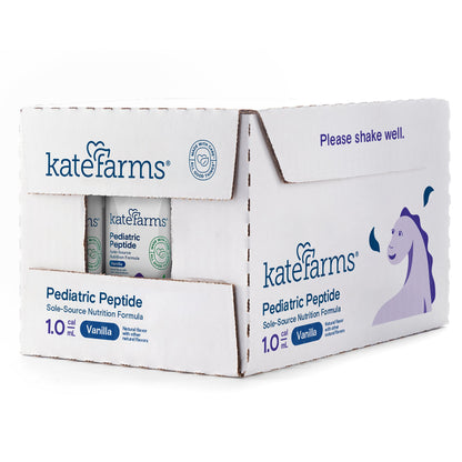 Kate Farms Pediatric Peptide 1.0 Pediatric Oral Supplement Vanilla 8.45 oz Carton Organic Hydrolyzed Pea Protein