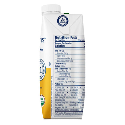 Kate Farms Nutrition Shake Vanilla Flavor Liquid 11 oz Carton Plant-Based Supplement