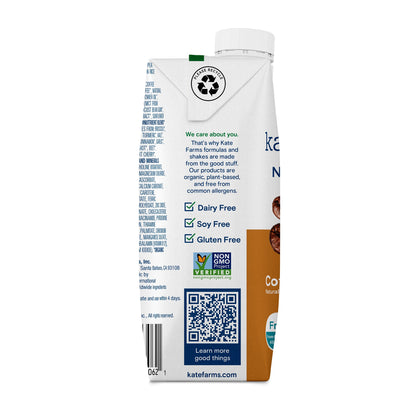 Kate Farms Nutrition Shake Coffee Flavor Liquid 11 oz Carton Plant-Based Supplement