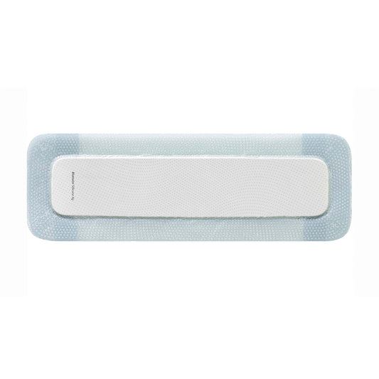 Biatain Silicone Ag Silver Silicone Foam Dressing 4 x 8 Inch Sterile