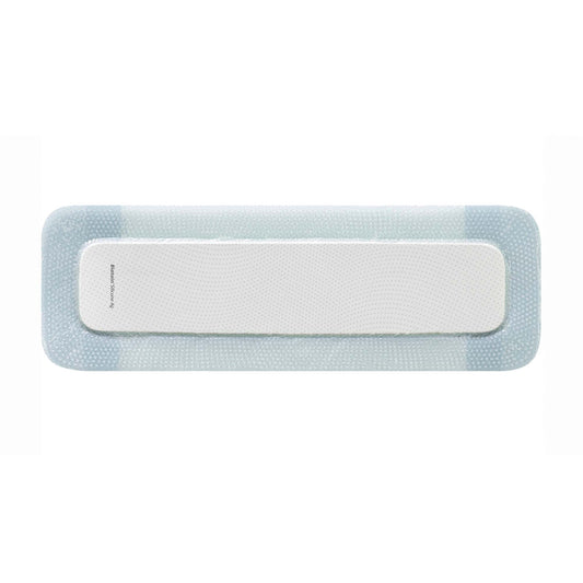 Biatain Silicone Ag Silver Silicone Foam Dressing 4 x 12 Inch Sterile