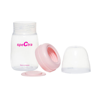 Spectra 5 oz Baby Bottle Set Clear Plastic for Breast Milk Storage