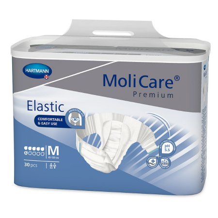 Brief MoliCare Premium Elastic 6D Large Disposable Moderate Absorbency