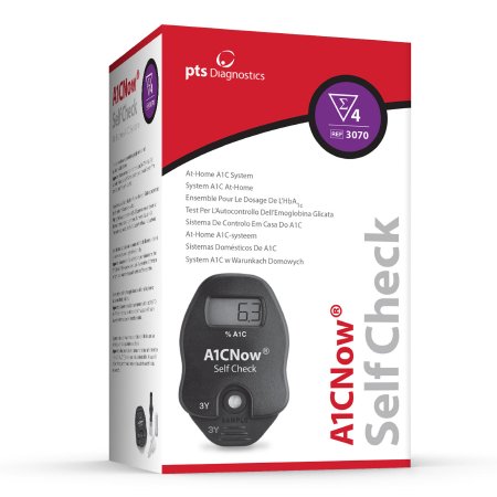 HbA1c Test Kit A1CNow Self Check HbA1c Test 4 Tests CLIA Waived PTS Diagnostics