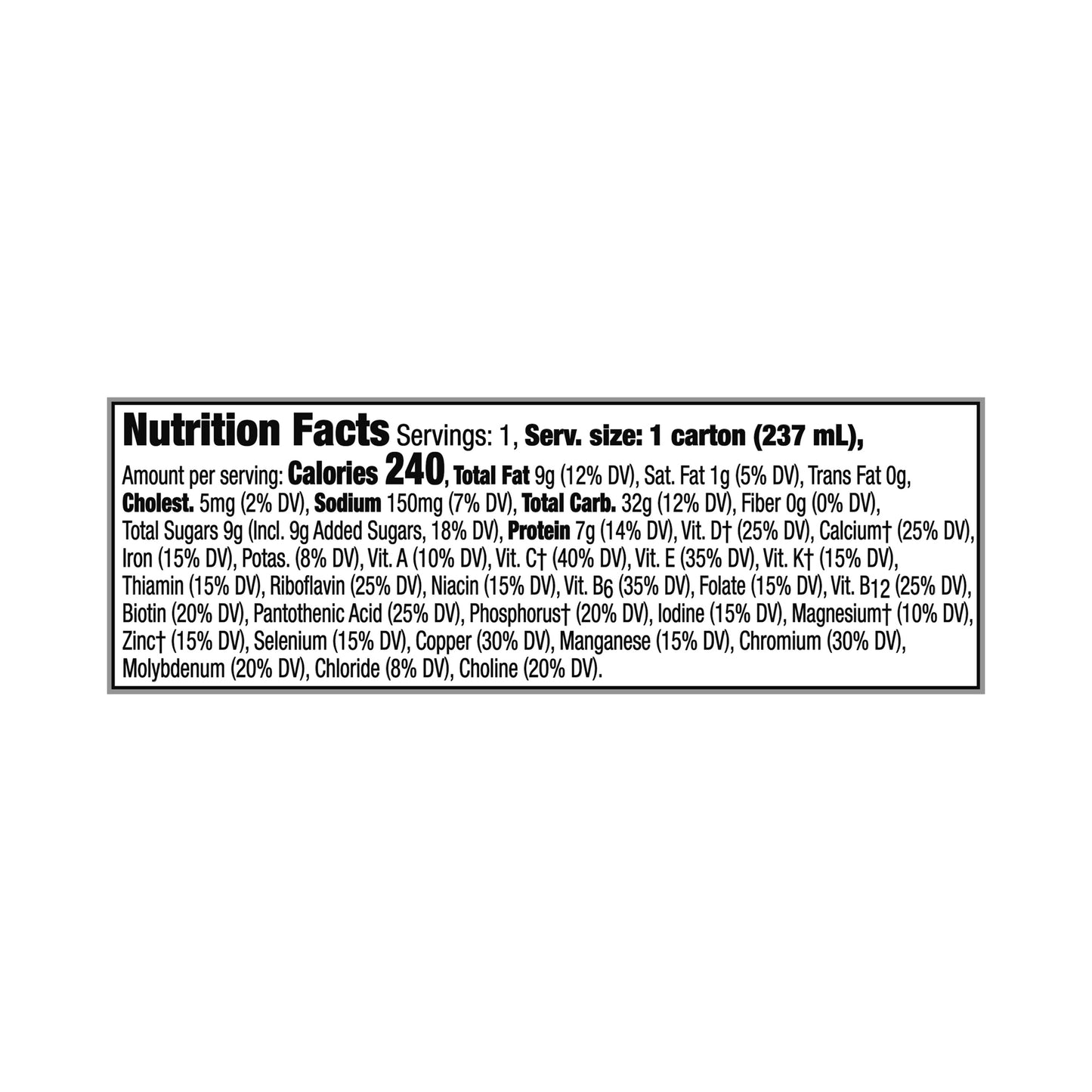 Boost Kid Essentials 1.0 Pediatric Oral Supplement Chocolate Craze 8 oz Carton
