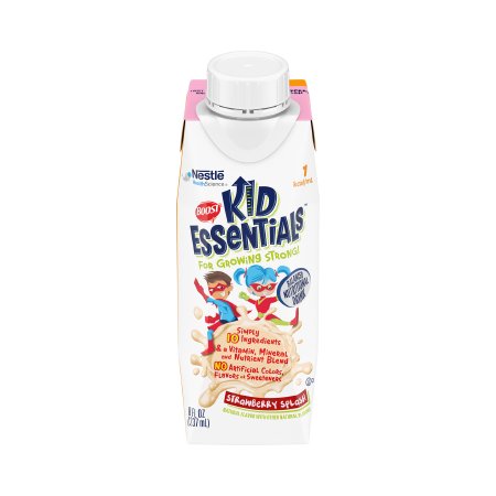 Pediatric Oral Supplement Boost Kid Essentials 1.0 Strawberry Splash Flavor 8 oz. Carton Liquid Vitamins / Minerals