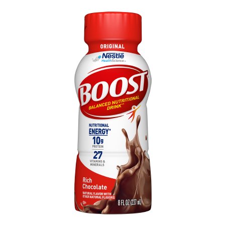 Oral Supplement Boost Original Chocolate Flavor Liquid 8 oz. Bottle