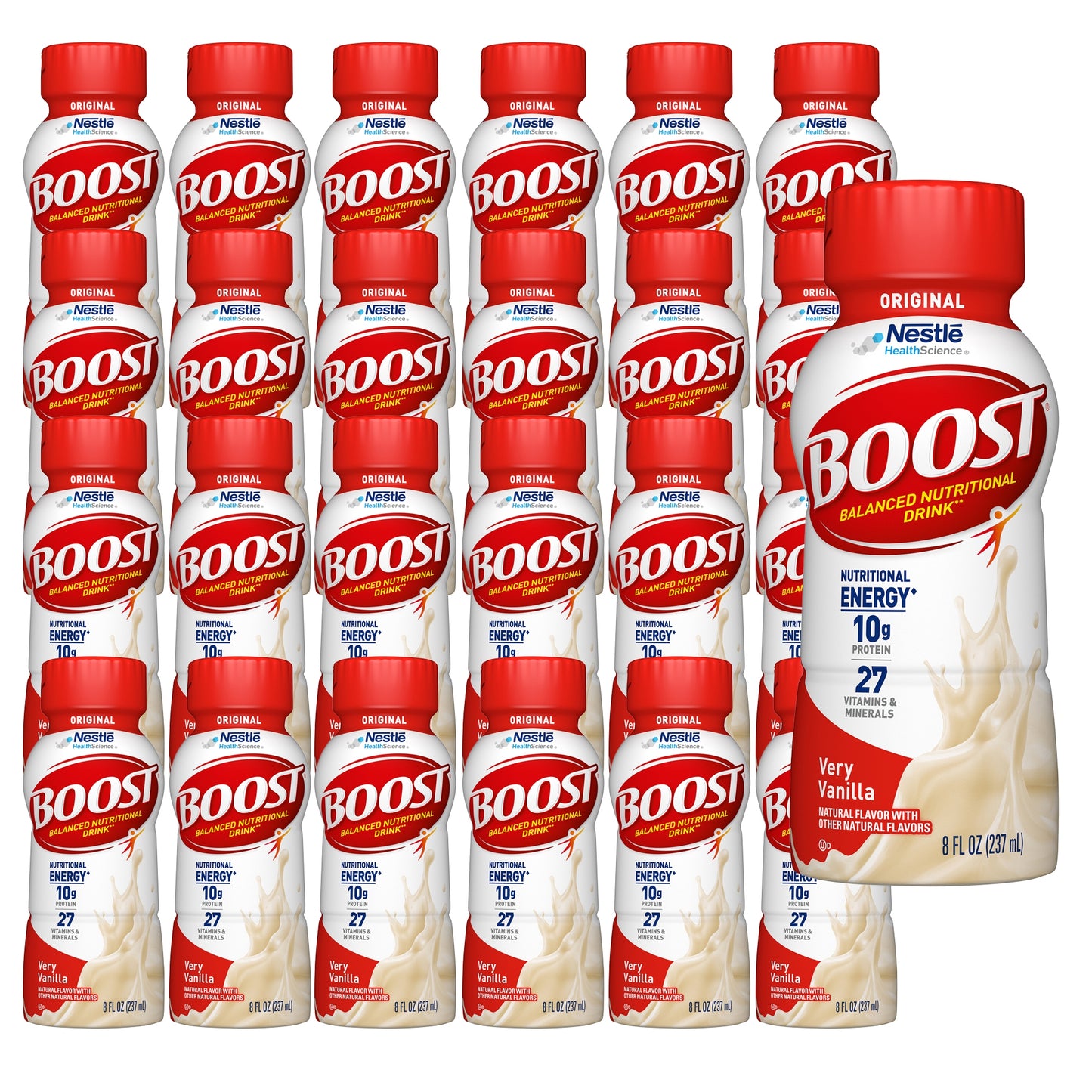 Boost Original Oral Nutritional Supplement Very Vanilla 8 oz Bottle