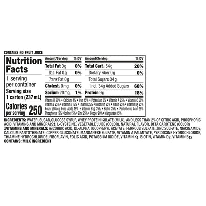 Boost Breeze Clear Liquid Oral Supplement Orange Flavor 8 oz Carton