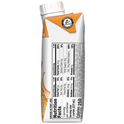Boost Breeze Clear Liquid Oral Supplement Orange Flavor 8 oz Carton
