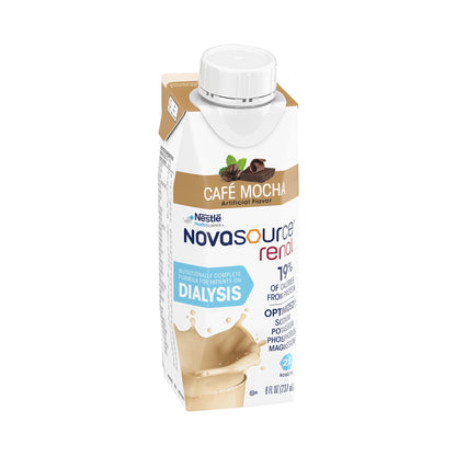 Nestle Novasource Renal Café Mocha Oral Supplement 8 oz Liquid Carton for Kidney Health
