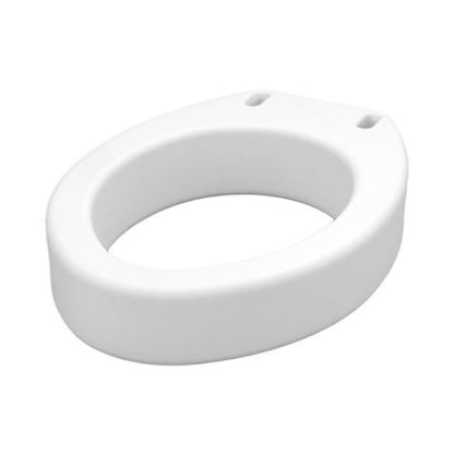 Raised Toilet Seat Nova 3-1/2 Inch Height White 300 lbs. Weight Capacity