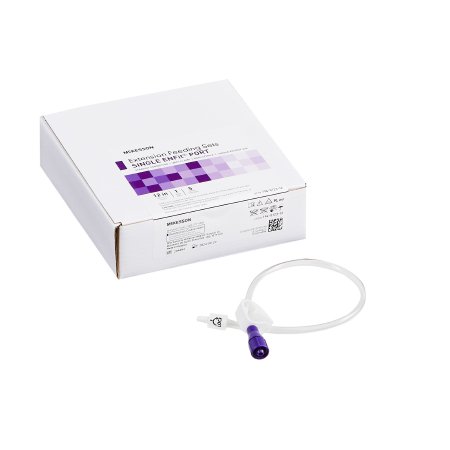 Bolus Enteral Feeding Extension Tube Set McKesson, EnFit, Secure Lock Straight Connector and Clamp, NonSterile